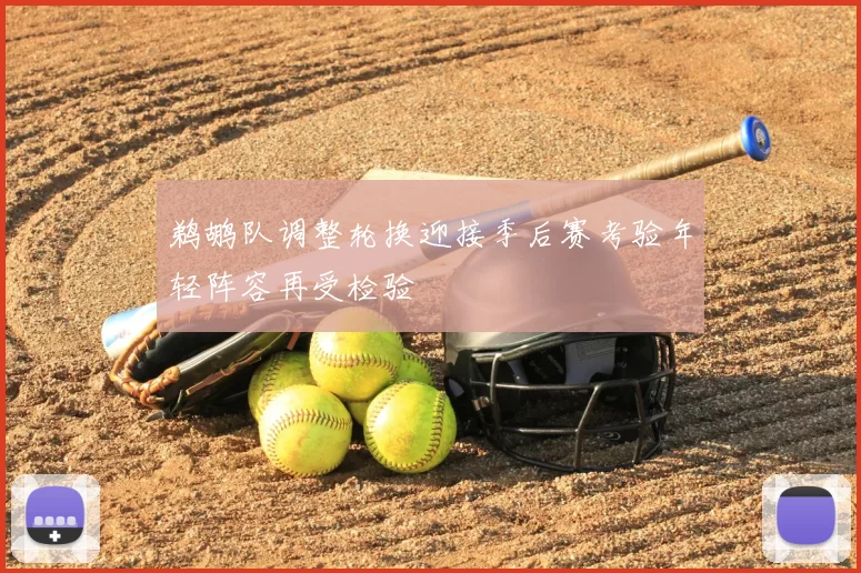 鹈鹕队调整轮换迎接季后赛考验年轻阵容再受检验