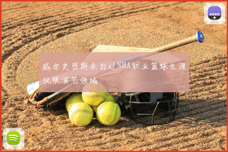威尔史密斯未打过NBA职业篮球生涯仅限演艺领域
